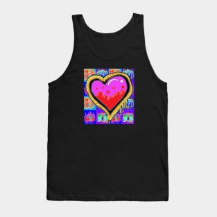 graffiti heart 23 by LowEndGraphics Tank Top